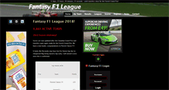 Desktop Screenshot of fantasy-f1-league.com